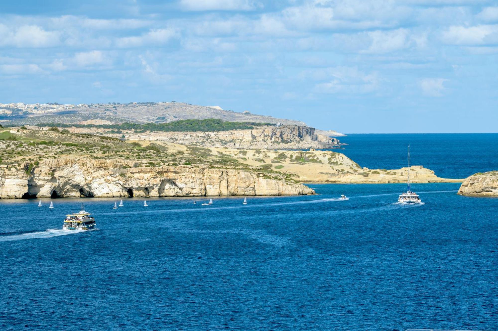 Penthouse With Seaview Terrace Apartman San Pawl il-Baħar Kültér fotó